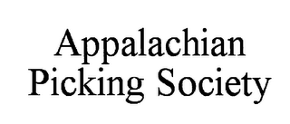 APPALACHIAN PICKING SOCIETY