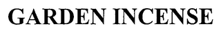 GARDEN INCENSE