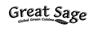 GREAT SAGE GLOBAL GREEN CUISINE