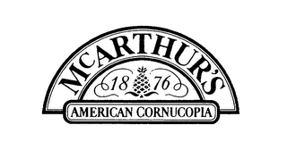 MCARTHUR'S 1876 AMERICAN CORNUCOPIA