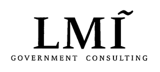 LMI GOVERNMENT CONSULTING