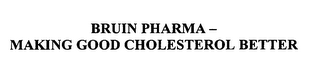 BRUIN PHARMA - MAKING GOOD CHOLESTEROL BETTER