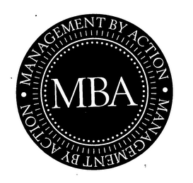 MBA MANAGEMENT BY ACTION