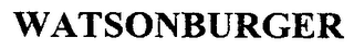 WATSONBURGER