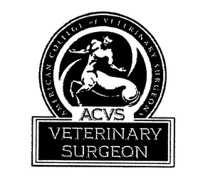 AMERICAN COLLEGE OF VETERINARY SURGEONS ACVS VETERINARY SURGEON