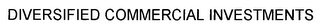 DIVERSIFIED COMMERCIAL INVESTMENTS