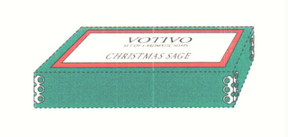 VOTIVO SET OF 4 AROMATIC SOAPS CHRISTMAS SAGE