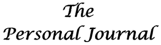 THE PERSONAL JOURNAL