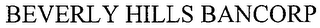 BEVERLY HILLS BANCORP
