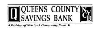 Q QUEENS COUNTY SAVINGS BANK A DIVISION OF NEW YORK COMMUNITY BANK NYCB