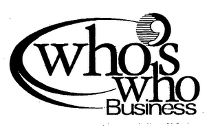 WHO'S WHO BUSINESS