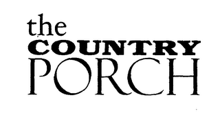 THE COUNTRY PORCH