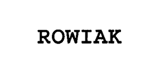 ROWIAK