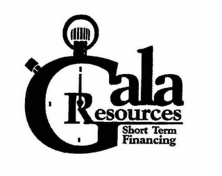 GALA RESOURCES SHORT TERM FINANCING