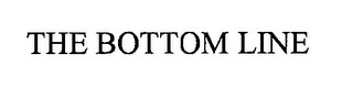 THE BOTTOM LINE