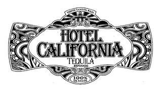 TODOS SANTOS, BAJA HOTEL CALIFORNIA TEQUILA REPOSADO 100% DE AGAVE