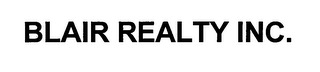 BLAIR REALTY INC.