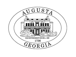 AUGUSTA GEORGIA 1736 OLD GOVERNMENT HOUSE C. 1800