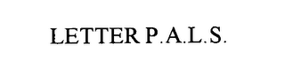 LETTER P.A.L.S.