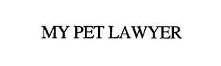 MY PET LAWYER