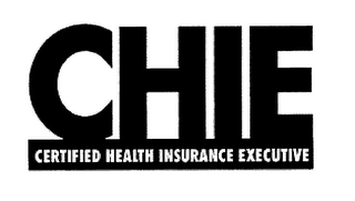 CHIE CERTIFIED HEALTH INSURANCE EXECUTIVE