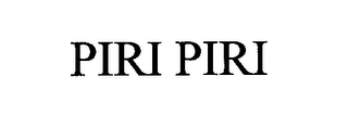 PIRI PIRI