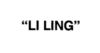 "LI LING"