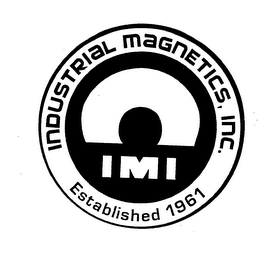 IMI INDUSTRIAL MAGNETICS, INC. ESTABLISHED 1961