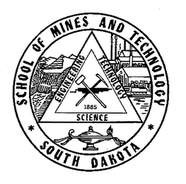 SCHOOL OF MINES AND TECHNOLOGY SOUTH DAKOTA ENGINEERING TECHNOLOGY SCIENCE 1885