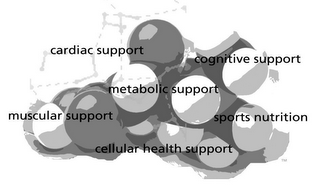 CARDIAC SUPPORT COGNITIVE SUPPORT METABOLIC SUPPORT MUSCULAR SUPPORT SPORTS NUTRITION CELLULAR HEALTH SUPPORT