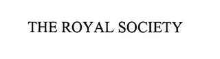 THE ROYAL SOCIETY