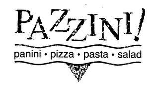 PAZZINI! PANINI · PIZZA · PASTA · SALAD