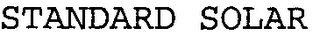 STANDARD SOLAR
