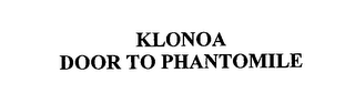 KLONOA DOOR TO PHANTOMILE
