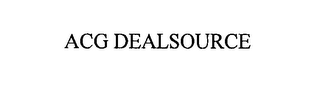 ACG DEALSOURCE