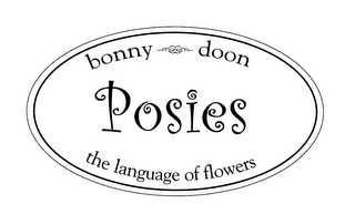 POSIES BONNY DOON THE LANGUAGE OF FLOWERS