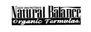 NATURAL BALANCE DICK VAN PATTEN'S ORGANIC FORMULAS.