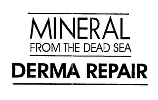 MINERAL FROM THE DEAD SEA DERMA REPAIR