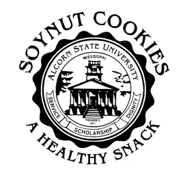 SOYNUT COOKIES A HEALTHY SNACK ALCORN STATE UNIVERSITY SERVICE SCHOLARSHIP DIGNITY MISSISSIPPI FOUNDED 1871