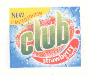 NEW LIMITED EDITION CLUB STRAWBERRY & CHERRY