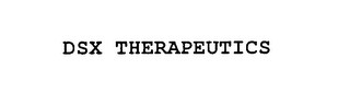 DSX THERAPEUTICS