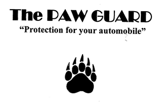 THE PAW GUARD "PROTECTION FOR YOUR AUTOMOBILE"