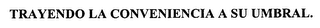 TRAYENDO LA CONVENIENCIA A SU UMBRAL.