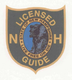 NH LICENSED GUIDE STATE OF NEW HAMPSHIRE LIVE FREE OR DIE