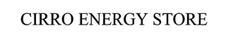 CIRRO ENERGY STORE
