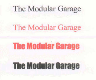 THE MODULAR GARAGE