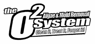 THE O2 SYSTEM ALGAE & MOLD REMOVAL CLEAN IT, TREAT IT, FORGET IT!