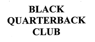 BLACK QUARTERBACK CLUB