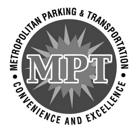 MPT · METROPOLITAN PARKING & TRANSPORTATION · CONVENIENCE AND EXCELLENCE