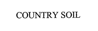COUNTRY SOIL